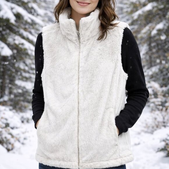For Women Jackets & Blazers - White Winter Women's Vest Large -XL